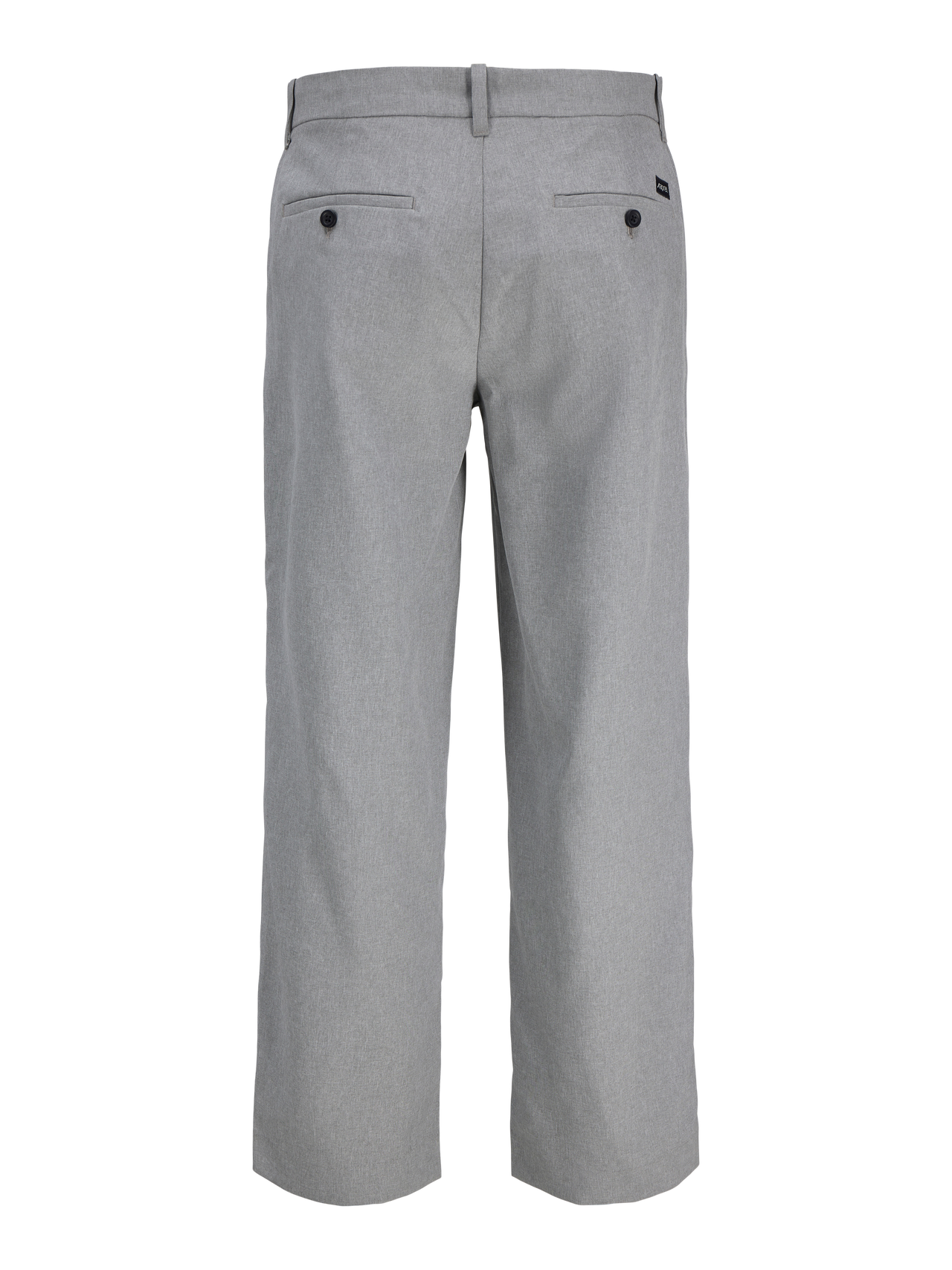 APREL APREL Wide Leg Fit Chino trousers -Light Grey Melange - 12289727